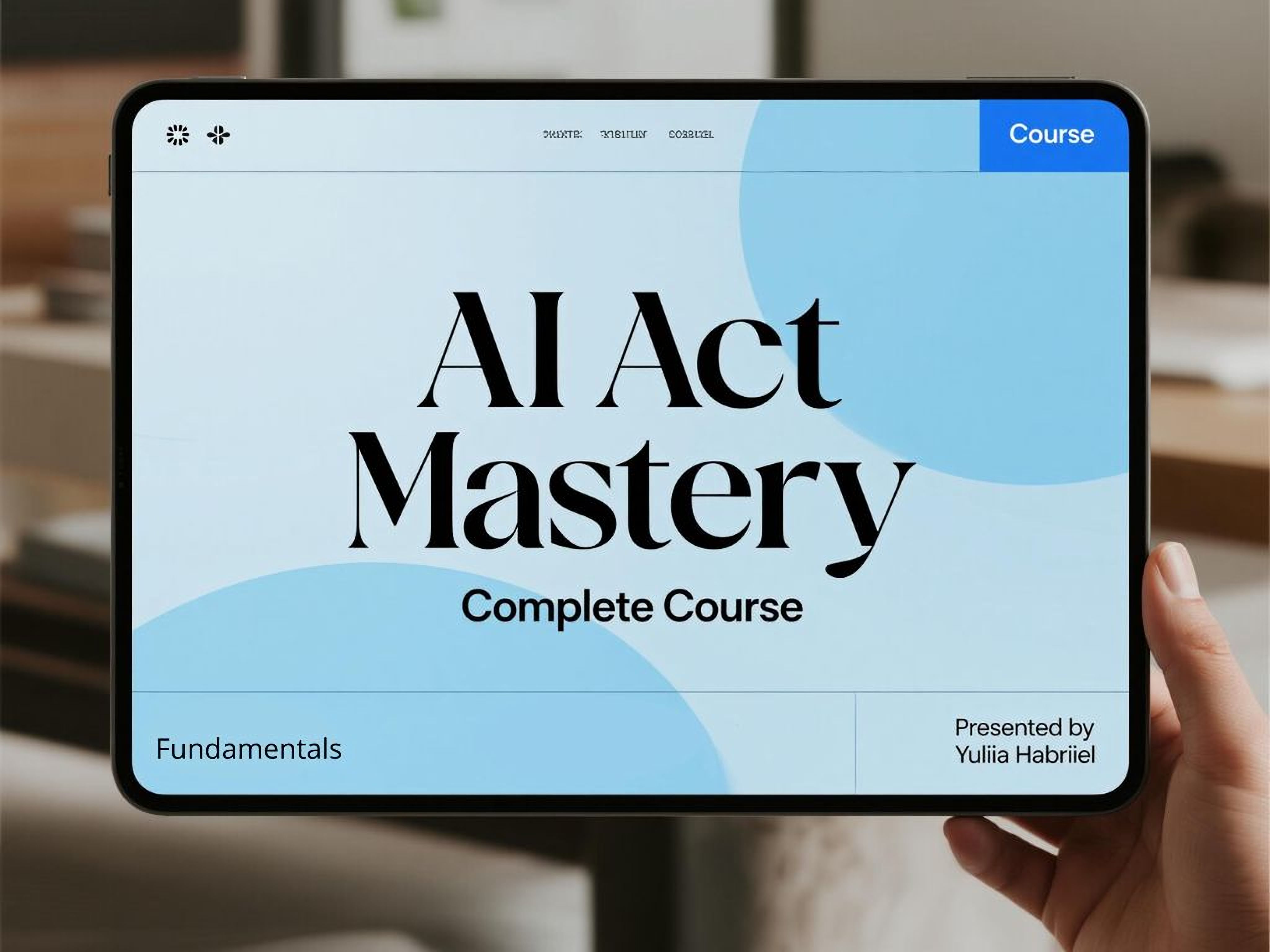 EU AI Act Compliance Mastery course cover